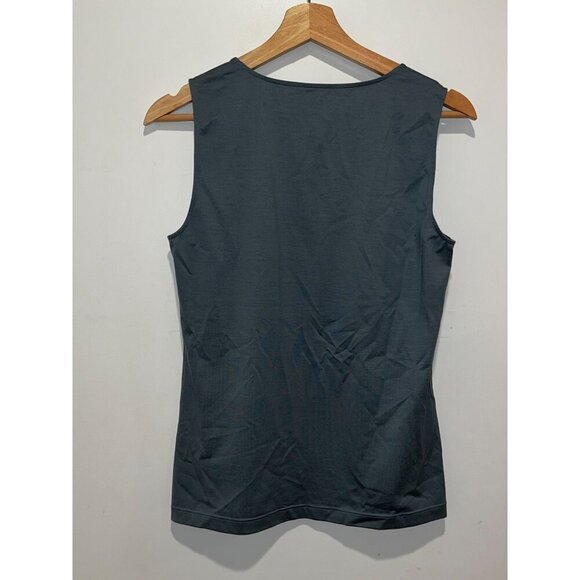 Akris Gray Sleeveless Scoop Neck Cotton Pullover Tank Top Women's Size M - Picture 3 of 7
